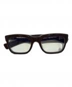 CHROME HEARTSクロムハーツ）の古着「SEE YOU IN TEA BS Flare Sunglasses/SEE YOU IN TEA BSフレア 伊達眼鏡」｜ブラウン