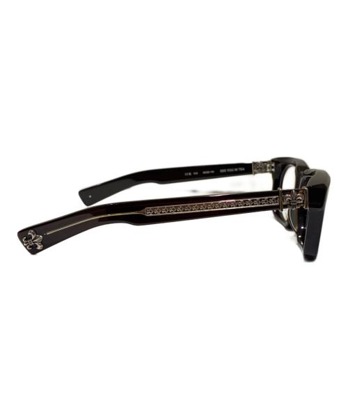 CHROME HEARTS（クロムハーツ）CHROME HEARTS (クロムハーツ) SEE YOU IN TEA BS Flare Sunglasses/SEE YOU IN TEA BSフレア 伊達眼鏡 ブラウン サイズ:53▢20-143の古着・服飾アイテム