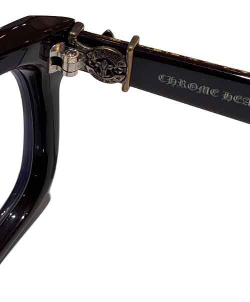 CHROME HEARTS（クロムハーツ）CHROME HEARTS (クロムハーツ) SEE YOU IN TEA BS Flare Sunglasses/SEE YOU IN TEA BSフレア 伊達眼鏡 ブラウン サイズ:53▢20-143の古着・服飾アイテム