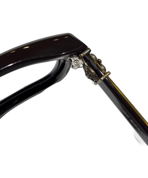 CHROME HEARTS（クロムハーツ）CHROME HEARTS (クロムハーツ) SEE YOU IN TEA BS Flare Sunglasses/SEE YOU IN TEA BSフレア 伊達眼鏡 ブラウン サイズ:53▢20-143の古着・服飾アイテム