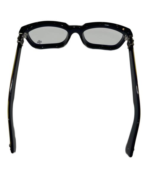 CHROME HEARTS（クロムハーツ）CHROME HEARTS (クロムハーツ) SEE YOU IN TEA BS Flare Sunglasses/SEE YOU IN TEA BSフレア 伊達眼鏡 ブラウン サイズ:53▢20-143の古着・服飾アイテム