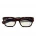 CHROME HEARTS（クロムハーツ）の古着「SEE YOU IN TEA BS Flare Sunglasses/SEE YOU IN TEA BSフレア 伊達眼鏡」｜ブラウン