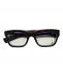 CHROME HEARTS（クロムハーツ）の古着「SEE YOU IN TEA BS Flare Sunglasses/SEE YOU IN TEA BSフレア 伊達眼鏡」｜ブラウン