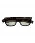 CHROME HEARTS (クロムハーツ) SEE YOU IN TEA BS Flare Sunglasses/SEE YOU IN TEA BSフレア 伊達眼鏡 ブラウン サイズ:53▢20-143：170000円