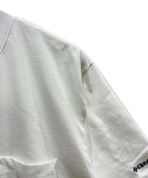CHROME HEARTS（クロムハーツ）CHROME HEARTS (クロムハーツ) Scroll Logo Short Sleeve T-Shirt/スクロールロゴ半袖Tシャツ ホワイト サイズ:Lの古着・服飾アイテム