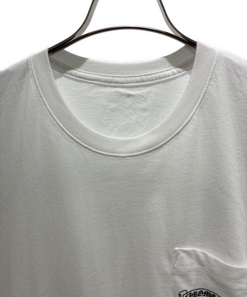 CHROME HEARTS（クロムハーツ）CHROME HEARTS (クロムハーツ) Scroll Logo Short Sleeve T-Shirt/スクロールロゴ半袖Tシャツ ホワイト サイズ:Lの古着・服飾アイテム
