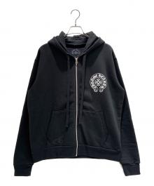 CHROME HEARTS（クロムハーツ）の古着「Horseshoe Zip Hoodie/ホースシュージップパーカー」｜ブラック