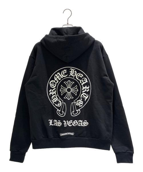 CHROME HEARTS（クロムハーツ）CHROME HEARTS (クロムハーツ) Horseshoe Zip Hoodie/ホースシュージップパーカー ブラック サイズ:Sの古着・服飾アイテム