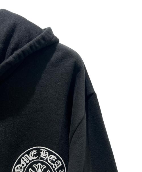 CHROME HEARTS（クロムハーツ）CHROME HEARTS (クロムハーツ) Horseshoe Zip Hoodie/ホースシュージップパーカー ブラック サイズ:Sの古着・服飾アイテム