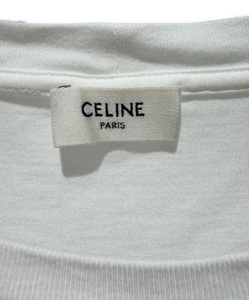 CELINE（セリーヌ）CELINE (セリーヌ) Triomphe Loose T-Shirt/トリオンフ ルーズ Tシャツ/2X04I671Q.01OB ホワイト サイズ:Sの古着・服飾アイテム