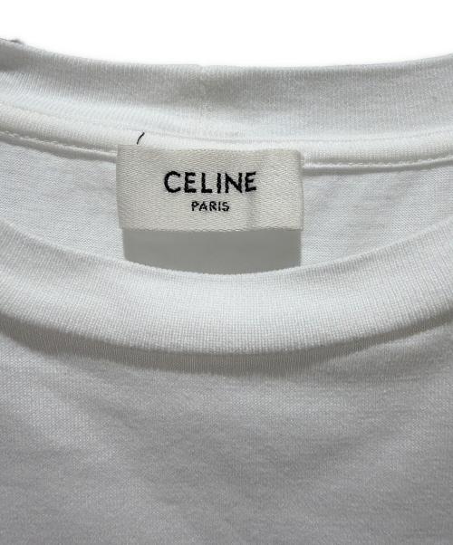 CELINE（セリーヌ）CELINE (セリーヌ) Triomphe Loose T-Shirt/トリオンフ ルーズ Tシャツ/2X04I671Q.01OB ホワイト サイズ:Sの古着・服飾アイテム