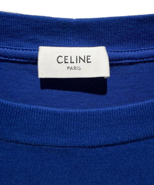 CELINE（セリーヌ）CELINE (セリーヌ) Triomphe Loose T-Shirt/トリオンフ ルーズ Tシャツ/2X04I671Q.GCP3 ブルー サイズ:Sの古着・服飾アイテム
