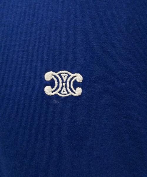 CELINE（セリーヌ）CELINE (セリーヌ) Triomphe Loose T-Shirt/トリオンフ ルーズ Tシャツ/2X04I671Q.GCP3 ブルー サイズ:Sの古着・服飾アイテム