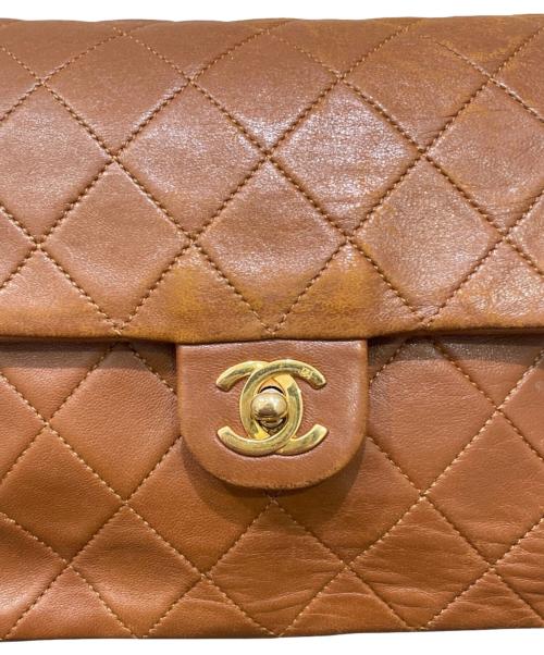 CHANEL（シャネル）CHANEL (シャネル) マトラッセ 20 チェーンショルダーバッグ ブラウン サイズ:20の古着・服飾アイテム