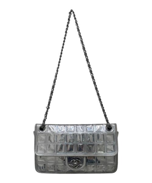 CHANEL（シャネル）CHANEL (シャネル) アイスキューブチェーンショルダーバッグ シルバーの古着・服飾アイテム