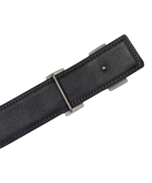 HERMES（エルメス）HERMES (エルメス) Hバックルレザーベルト ブラック サイズ:70の古着・服飾アイテム