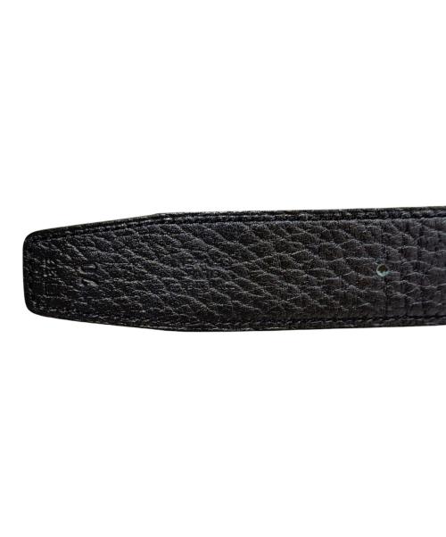 HERMES（エルメス）HERMES (エルメス) Hバックルレザーベルト ブラック サイズ:70の古着・服飾アイテム