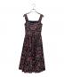 DOLCE & GABBANA (ドルチェ＆ガッバーナ) 花柄ノースリーブワンピース ブラック サイズ:36：45000円