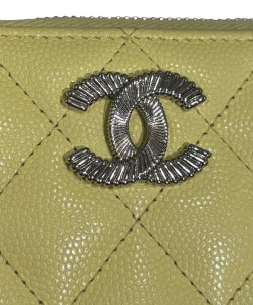 CHANEL（シャネル）CHANEL (シャネル) ココマーク コインパース イエローの古着・服飾アイテム