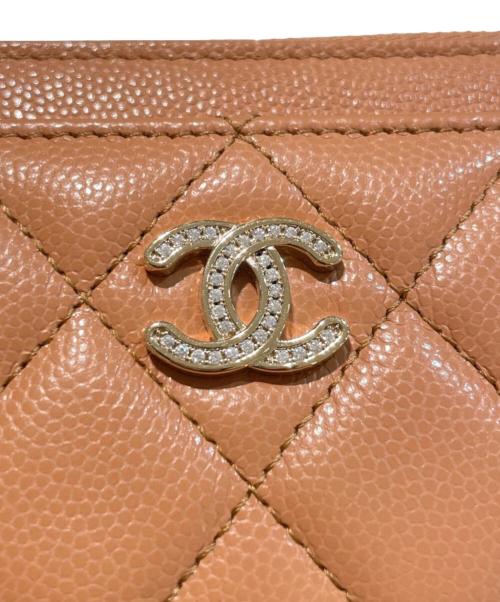 CHANEL（シャネル）CHANEL (シャネル) フラグメントケース ピンクベージュの古着・服飾アイテム