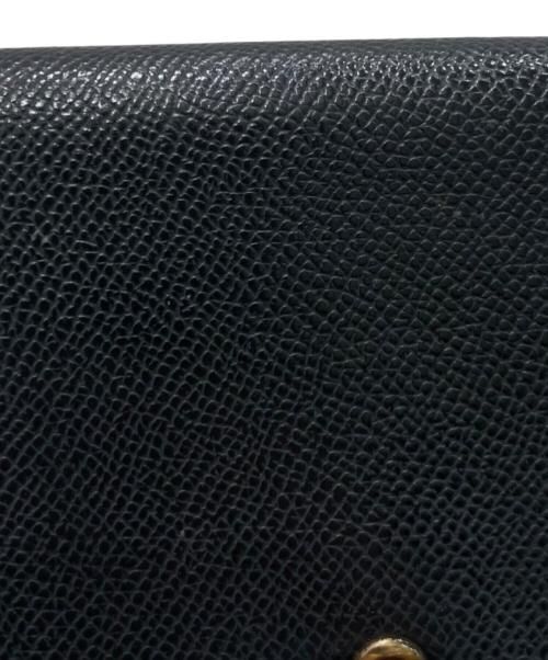 CHANEL（シャネル）CHANEL (シャネル) コンパクトウォレット ブラックの古着・服飾アイテム