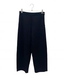 DRAWER（ドゥロワー）の古着「WINTER2 ウールカシミヤビーバーパンツ」｜ブラック