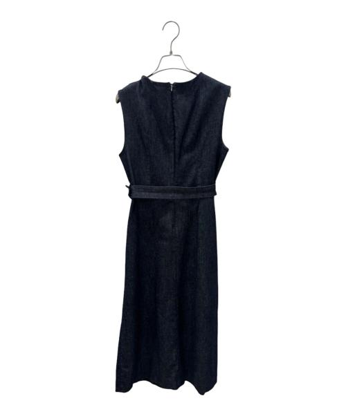 'S Max Mara（エスマックスマーラ）'S Max Mara (エスマックスマーラ) ノースリーブワンピース インディゴ サイズ:42の古着・服飾アイテム