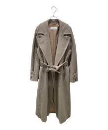 MaxMara（マックスマーラ）の古着「ロングコート」｜ベージュ