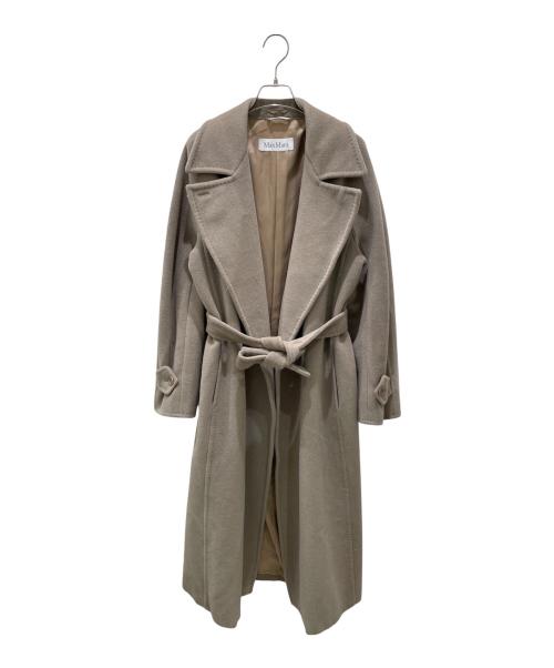 MaxMara（マックスマーラ）MaxMara (マックスマーラ) ロングコート ベージュ サイズ:40の古着・服飾アイテム