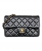 CHANELシャネル）の古着「ミニマトラッセ20 シングルフラップチェーンショルダーバッグ」｜ブラック