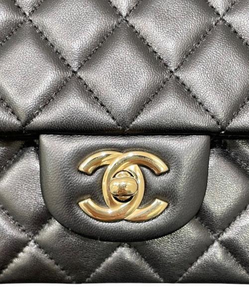 CHANEL（シャネル）CHANEL (シャネル) ミニマトラッセ20 シングルフラップチェーンショルダーバッグ ブラック サイズ:20の古着・服飾アイテム