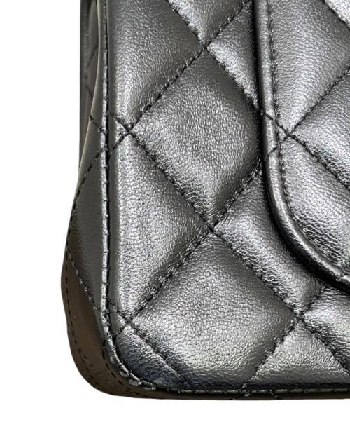 CHANEL（シャネル）CHANEL (シャネル) ミニマトラッセ20 シングルフラップチェーンショルダーバッグ ブラック サイズ:20の古着・服飾アイテム
