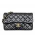 CHANEL（シャネル）の古着「ミニマトラッセ20 シングルフラップチェーンショルダーバッグ」｜ブラック