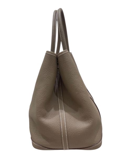 HERMES（エルメス）HERMES (エルメス) ガーデンパーティPM/エトゥープ/ネゴンダ/T刻印:2015年 エトゥープ サイズ:PMの古着・服飾アイテム