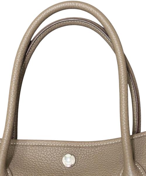 HERMES（エルメス）HERMES (エルメス) ガーデンパーティPM/エトゥープ/ネゴンダ/T刻印:2015年 エトゥープ サイズ:PMの古着・服飾アイテム