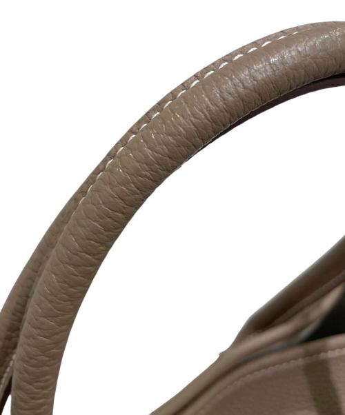 HERMES（エルメス）HERMES (エルメス) ガーデンパーティPM/エトゥープ/ネゴンダ/T刻印:2015年 エトゥープ サイズ:PMの古着・服飾アイテム