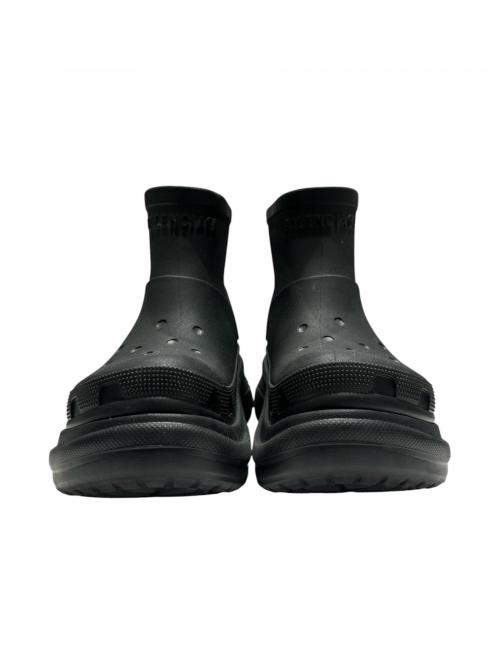 BALENCIAGA（バレンシアガ）BALENCIAGA (バレンシアガ) crocs (クロックス) クロックスアンクルブーツ ブラック サイズ:42の古着・服飾アイテム