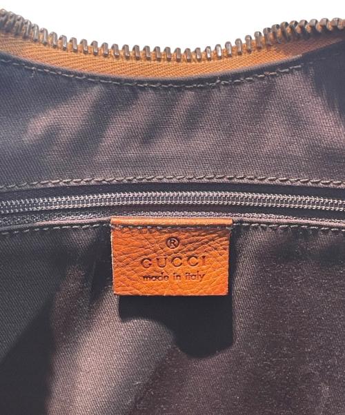GUCCI（グッチ）GUCCI (グッチ) セミショルダーバッグ ブラウンの古着・服飾アイテム