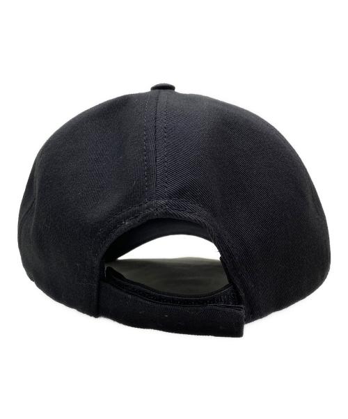 MONCLER（モンクレール）MONCLER (モンクレール) ロゴキャップ ブラックの古着・服飾アイテム