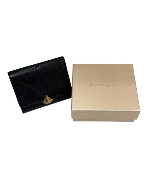 BVLGARI（ブルガリ）BVLGARI (ブルガリ) ディーヴァ ドリーム コンパクトウォレット ブラックの古着・服飾アイテム