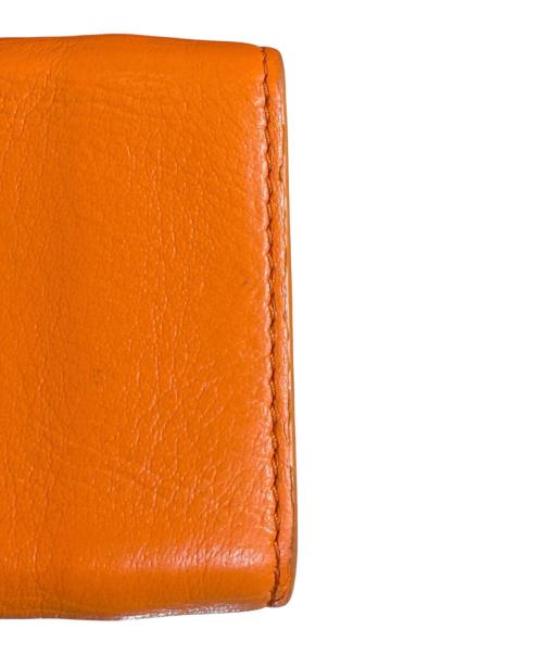 BALENCIAGA（バレンシアガ）BALENCIAGA (バレンシアガ) ペーパー ミニウォレット（PAPIER MINI WALLET） オレンジの古着・服飾アイテム