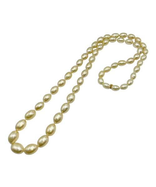 CHANEL（シャネル）CHANEL (シャネル) パールロングネックレス ベージュの古着・服飾アイテム