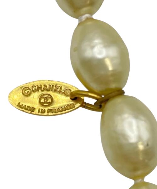 CHANEL（シャネル）CHANEL (シャネル) パールロングネックレス ベージュの古着・服飾アイテム