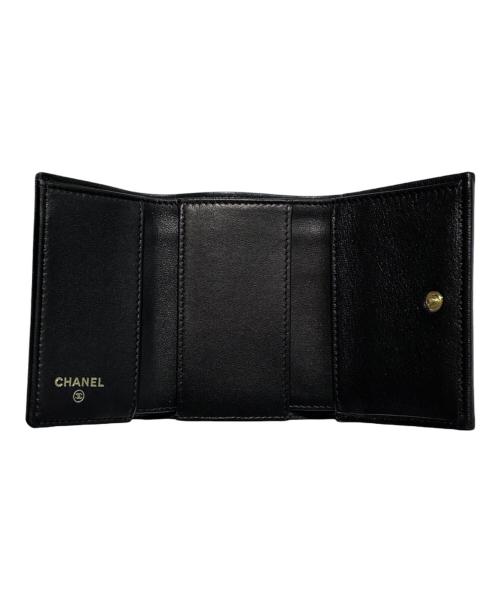 CHANEL（シャネル）CHANEL (シャネル) ココマーク スモール ウォレット ブラック 未使用品の古着・服飾アイテム