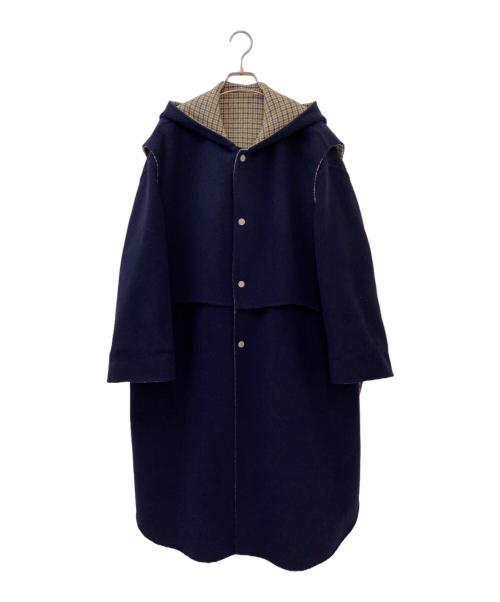 BLAMINK（ブラミンク）BLAMINK (ブラミンク) リバーシブルコート ネイビー サイズ:36の古着・服飾アイテム