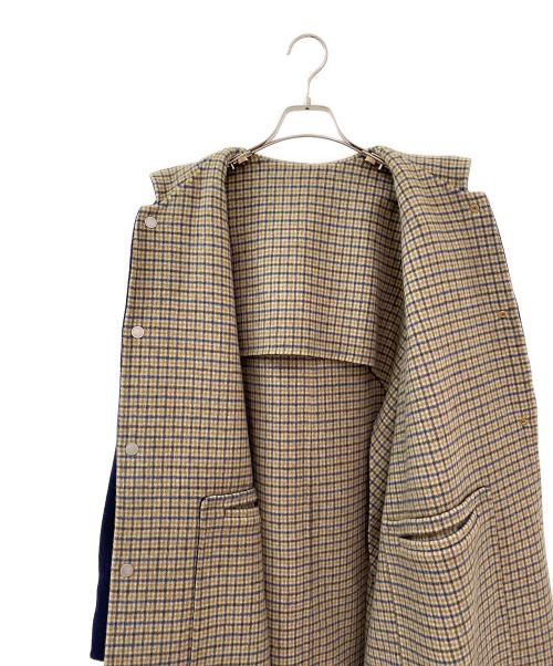 BLAMINK（ブラミンク）BLAMINK (ブラミンク) リバーシブルコート ネイビー サイズ:36の古着・服飾アイテム