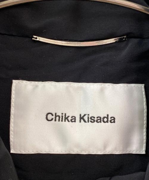 Chika Kisada（チカ キサダ）Chika Kisada (チカ キサダ) チュール付きダウンベスト ブラック サイズ:1の古着・服飾アイテム