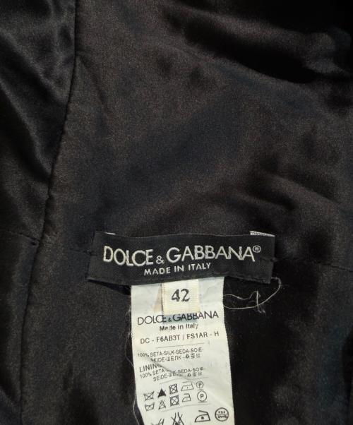 DOLCE & GABBANA（ドルチェ＆ガッバーナ）DOLCE & GABBANA (ドルチェ＆ガッバーナ) レオパード柄ノースリーブワンピース ブラウン サイズ:42の古着・服飾アイテム