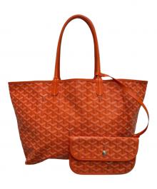 GOYARD（ゴヤール）の古着「サンルイPM/トートバッグ」｜オレンジ