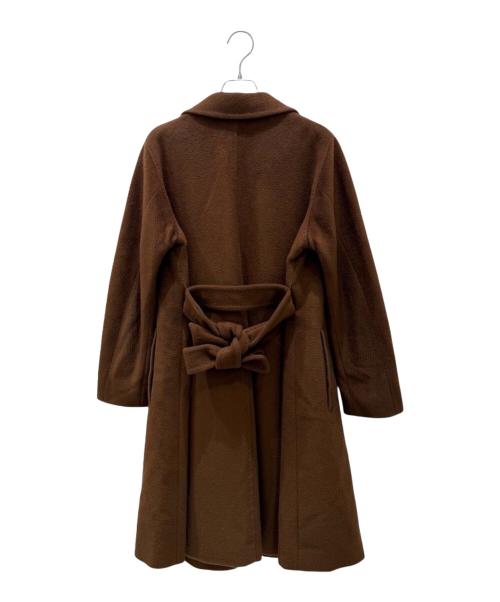 MaxMara（マックスマーラ）MaxMara (マックスマーラ) ベルトラップコート ブラウン サイズ:不明の古着・服飾アイテム